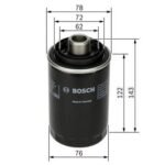 Bosch Audi A4 1.8 Tfsi Motul Eco-Lite 0W-20 Motor Yağı Filtre Seti (2008-2015) 4 Lü - Görsel 3
