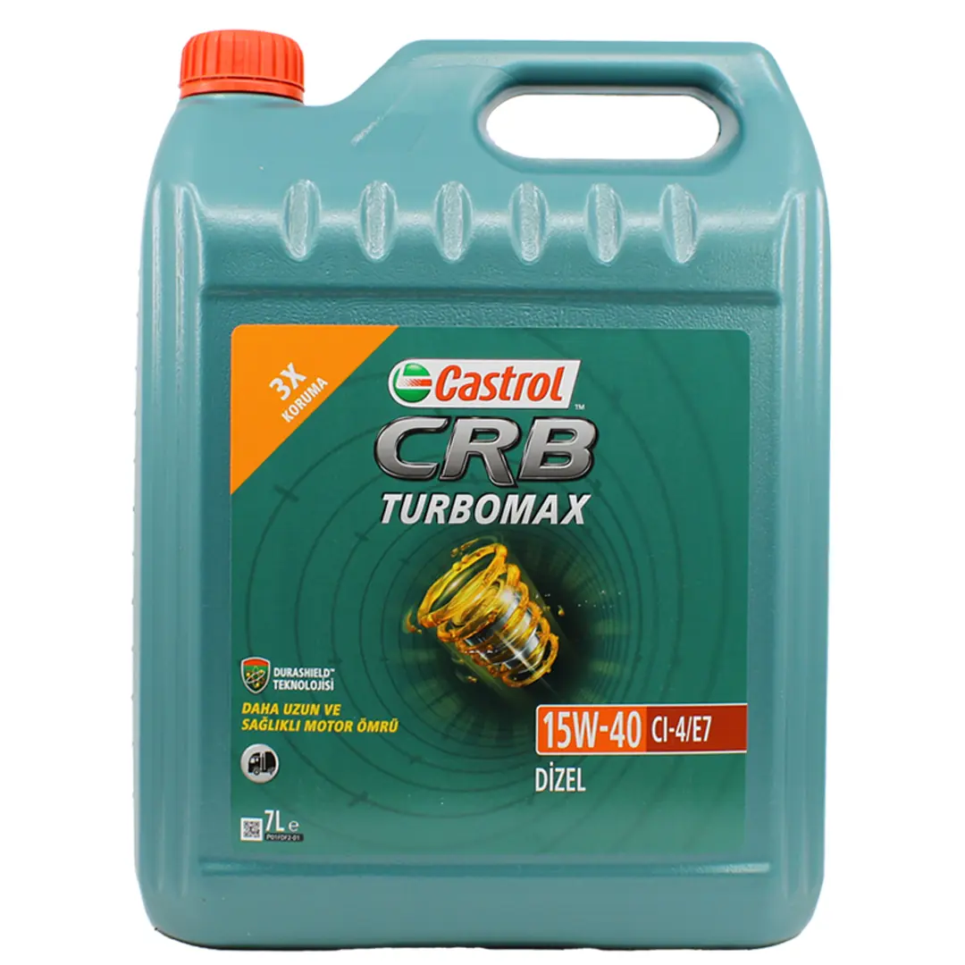 castrol-crb-turbomax-15w40-7lt Castrol CRB Turbomax 15W40 7 Lt Mineral Motor Yağı - Görsel 1