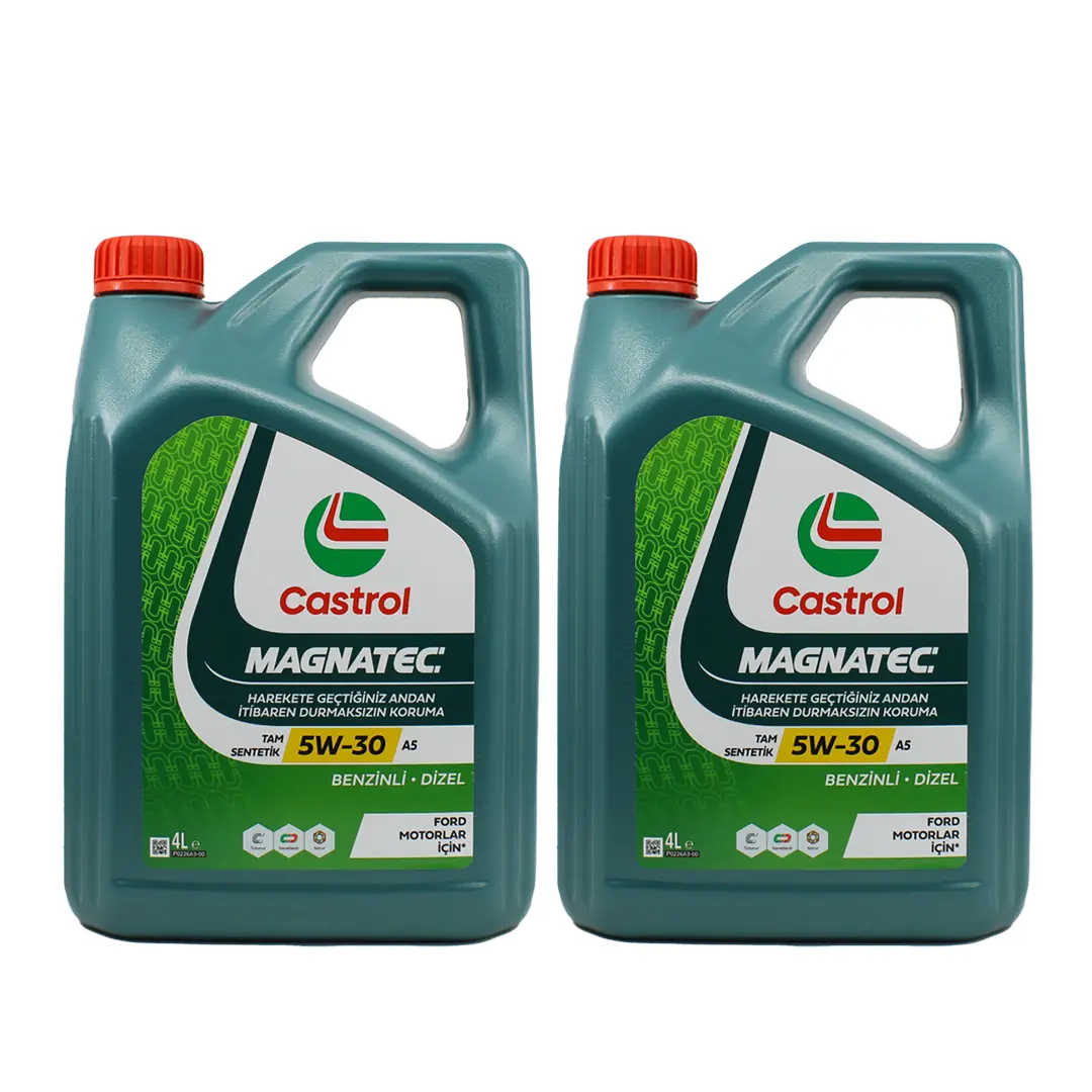 castrol-magnatec-5w30-a5-4lt-2adet Castrol Magnatec 5W30 A5 4 Lt Tam Sentetik Motor Yağı (2 Adet) - Görsel 1