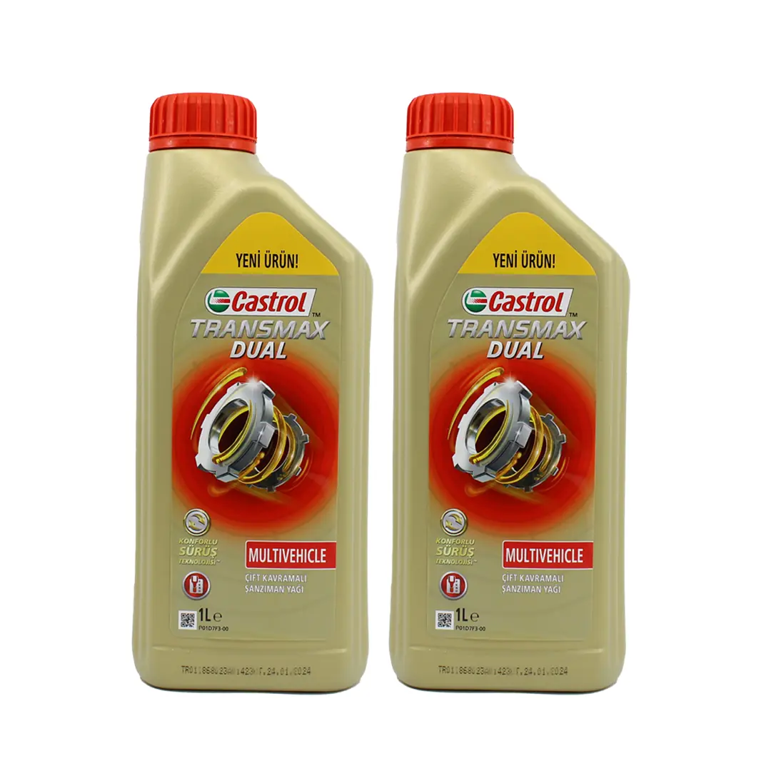 castrol-transmax-dual-1lt-2adet Castrol Transmax Dual 1 Lt Çift Kavramalı Şanzıman Yağı (2 Adet) - Görsel 1