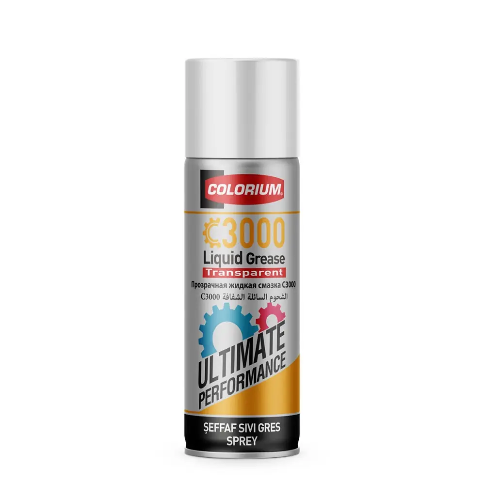 colorium-h3000-sivi-gres-seffaf-400ml Colorium H3000 Şeffaf Sıvı Gres Sprey 400 Ml - Görsel 1
