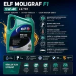 Elf Moligraf F1 5W-40 4 Lt Sentetik Motor Yağı - Görsel 3