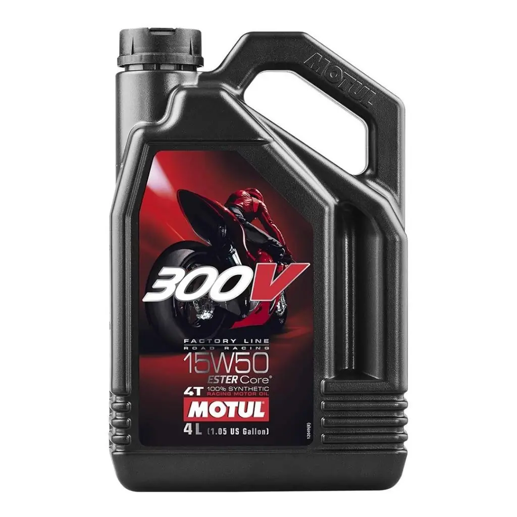 image_1080 Motul 300V FL 15W50 4T 4 Lt Motosiklet Yağı - Görsel 1