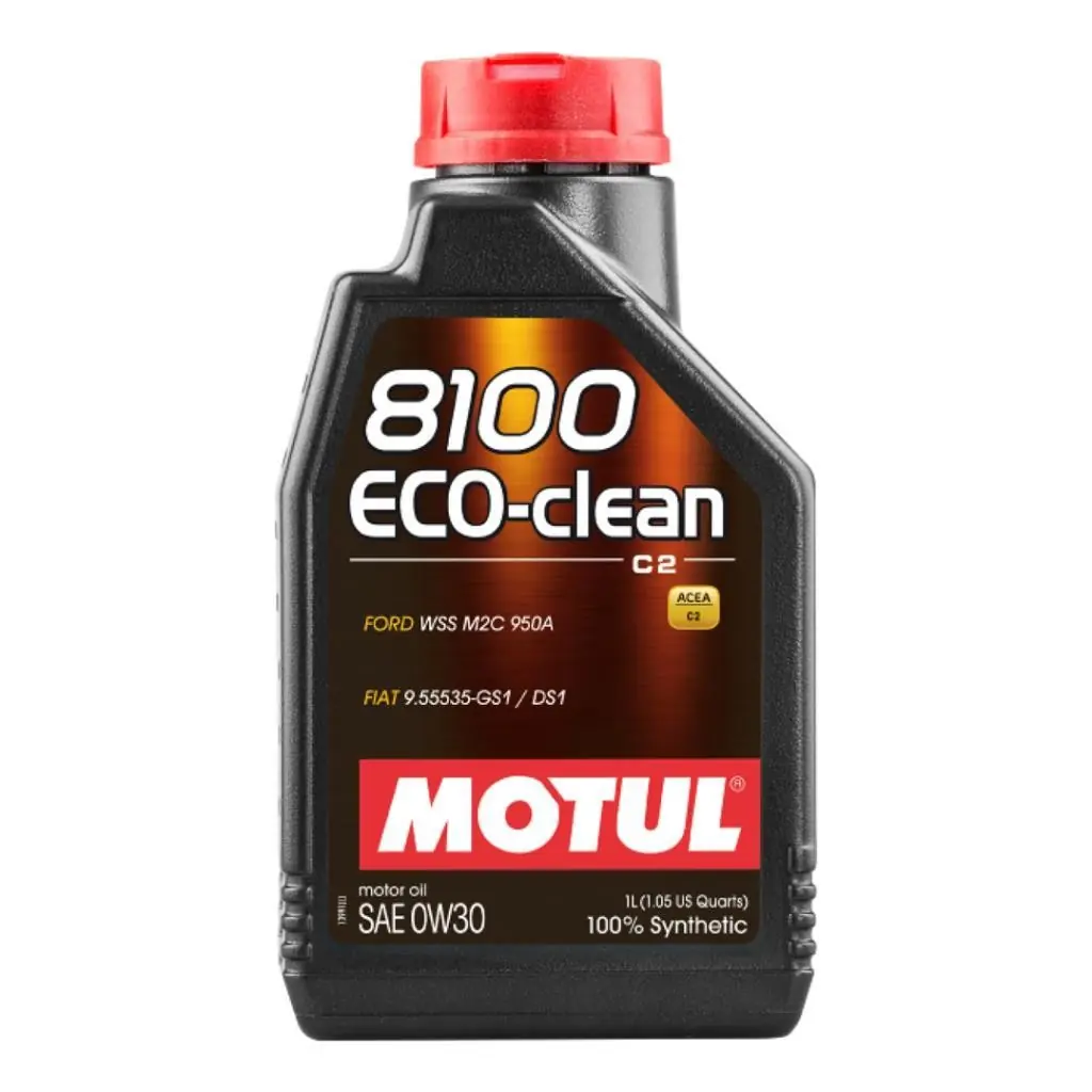 image_1080 Motul 8100 Eco-Clean 0W30 1 Lt Tam Sentetik Motor Yağı - Görsel 1