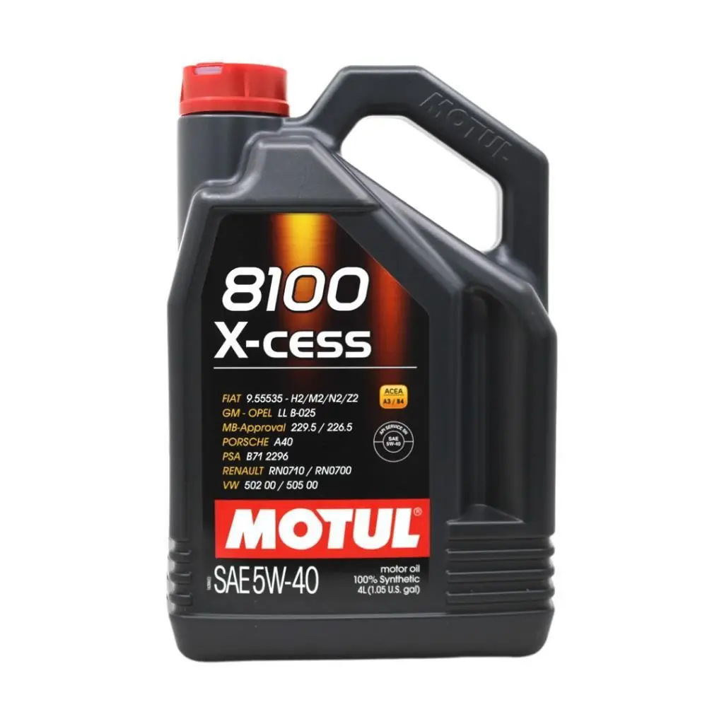 image_1080 Motul 8100 X-Cess 5W40 4 Lt Tam Sentetik Motor Yağı - Görsel 1