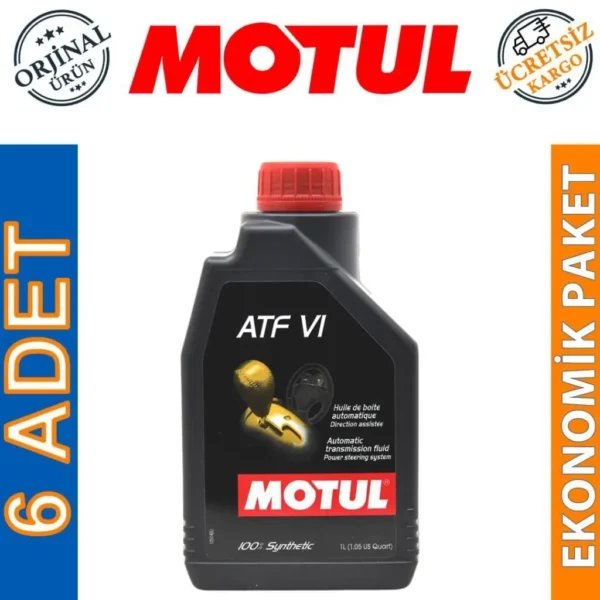 Motul ATF VI 1 Lt Otomatik Şanzıman Yağı (6 Adet)