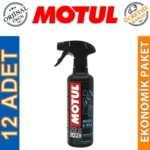 Motul E1 Wash & Wax Sprey 400 Ml Kuru Temizleme Cilası (12 Adet)