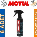 Motul E1 Wash & Wax Sprey 400 Ml Kuru Temizleme Cilası (6 Adet)