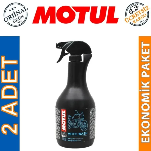 Motul E2 Moto Wash 1 Lt Motosiklet Temizleme Sprey (2 Adet)