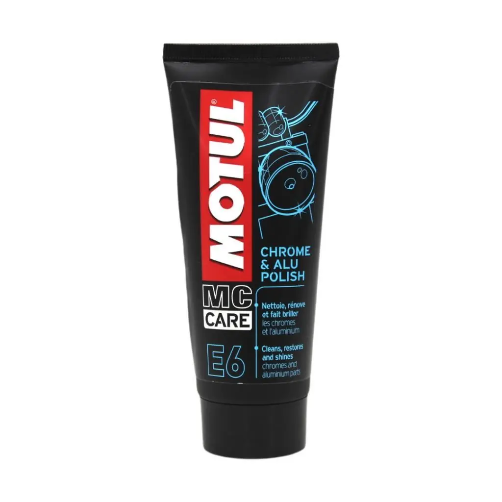 image_1080 Motul E6 Chrome & Alu Polish 100 Ml Krom Parlatıcı - Görsel 1
