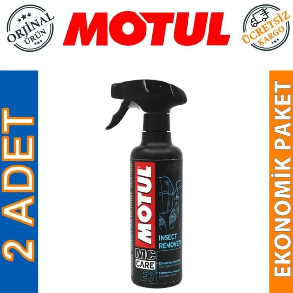 Motul E7 Insect Remover Sprey 400 Ml Böcek Temizleyici (2 Adet)