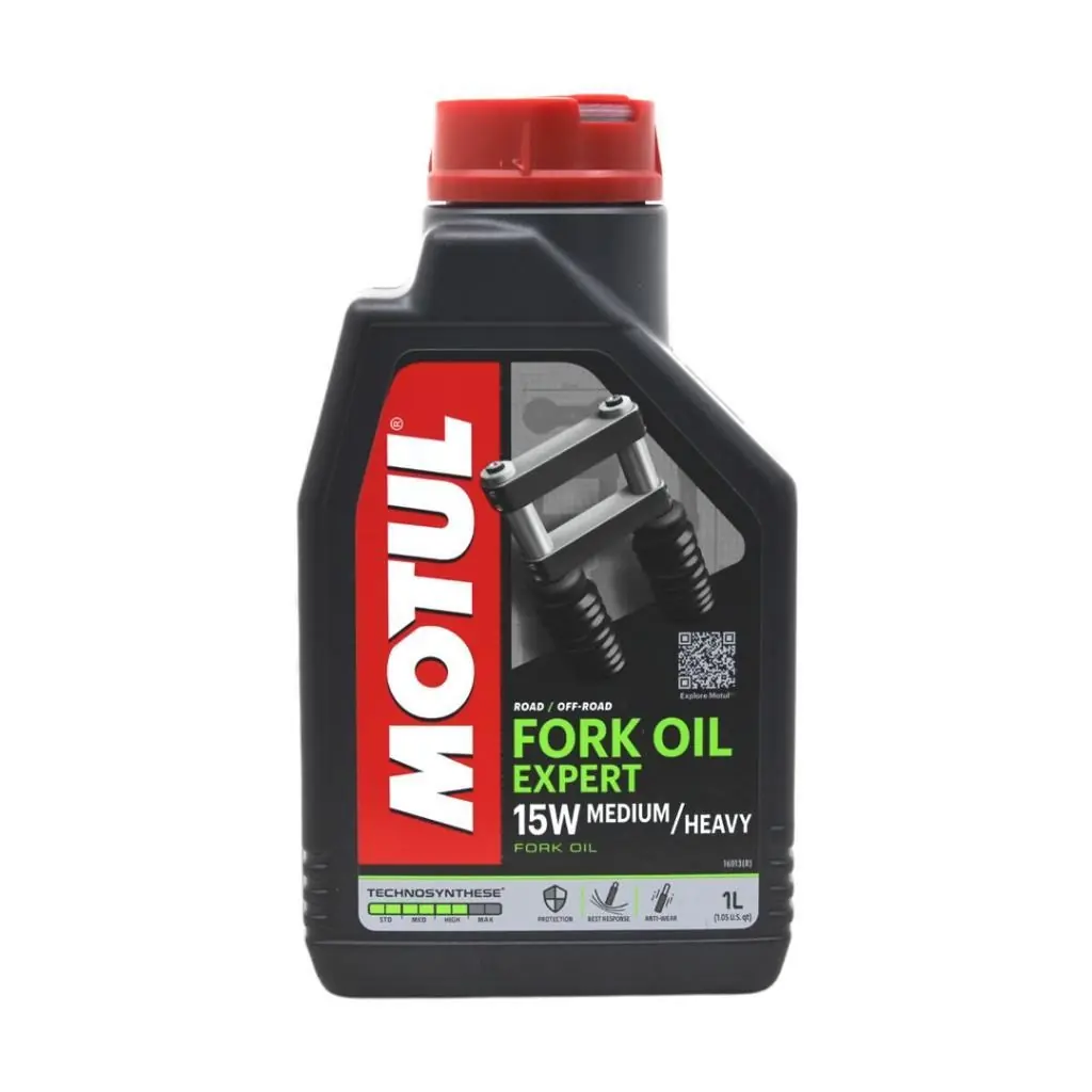 image_1080 Motul Fork Oil Expert Medium Heavy 15W 1 Lt Amortisör Yağı - Görsel 1