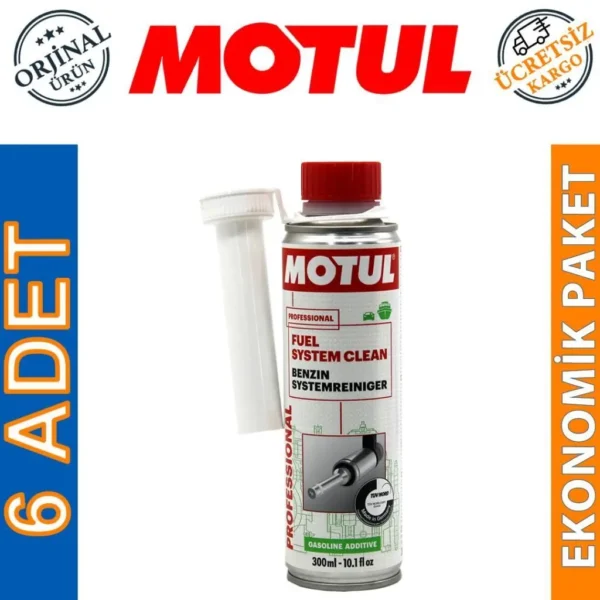 Motul Fuel System Clean 300 Ml Benzin Yakıt Temizleyici (6 Adet)