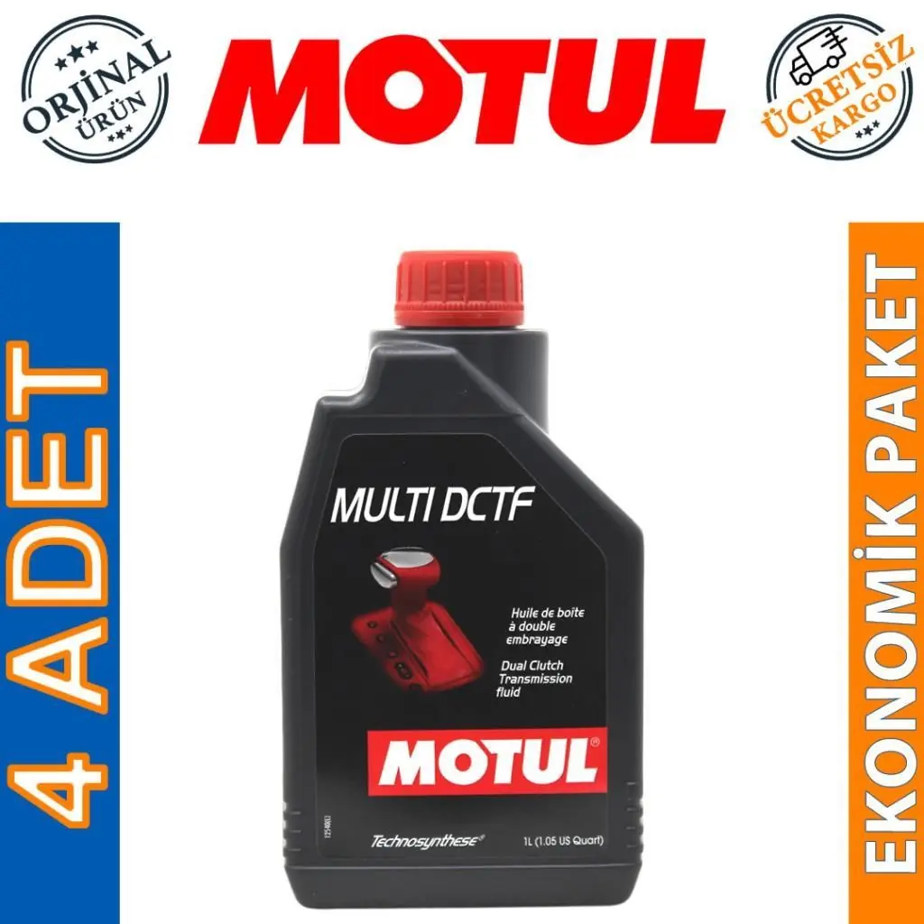 image_1080 Motul Multi DCTF 1 Lt Otomatik Şanzıman Yağı (4 Adet) - Görsel 1