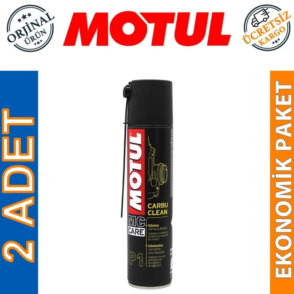 image_1080 Motul P1 Carbu Clean Sprey 400 Ml Karbüratör Temizleyici (2 Adet) - Görsel 1