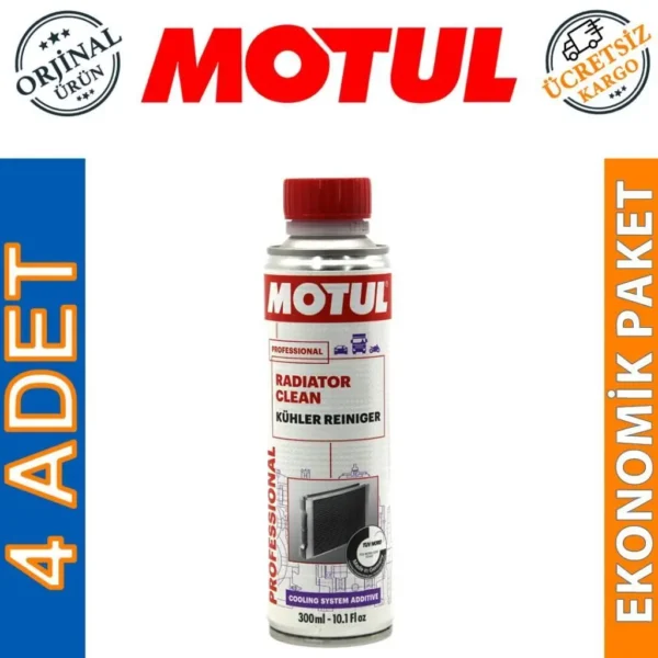 Motul Radiator Clean 300 Ml Radyatör Sistem Temizleyici (4 Adet)