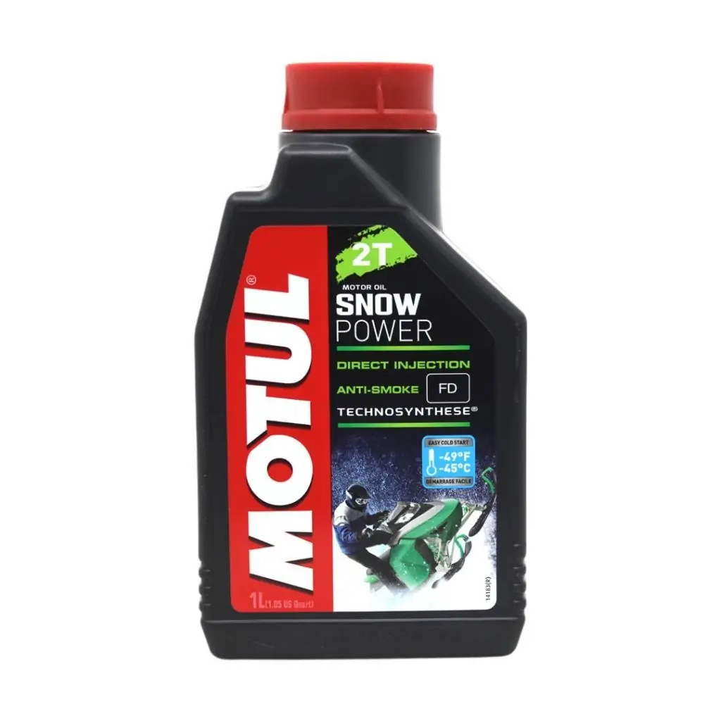 image_1080 Motul SnowPower 2T 1 Lt 2 Zamanlı Kar Motosiklet Yağı - Görsel 1