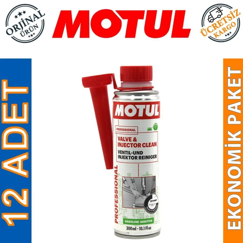 image_1080 Motul Valve & Injector 300 Ml Valf Enjektör Temizleyici (12 Adet) - Görsel 1