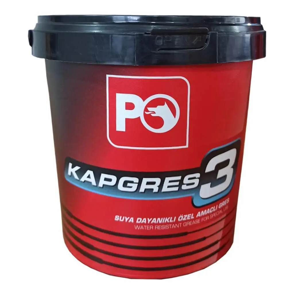 image_1080 Petrol Ofisi Kap Gres 3 0,9 Kg Kalsiyum Sabunlu Kırmızı Gres - Görsel 1