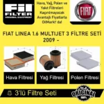 Fiat Linea 1.6 MultiJet (2009 - ) 3'lü Filtre Seti - Görsel 5
