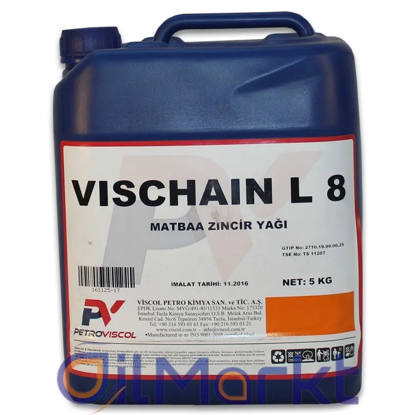 image_1080 Petroviscol Vischain L 8 5 Kg Matbaa Zincir Yağı - Görsel 1