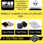 Renault Fluence 1.5 DCI (2010 - ) 3'lü Fil Filtre Seti - Görsel 5