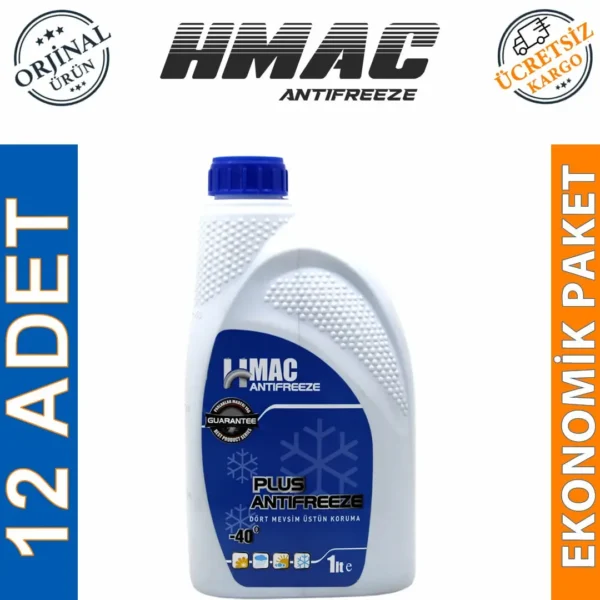 HMac Yeşil Antifriz 1 Lt -40 Derece (12 Adet)