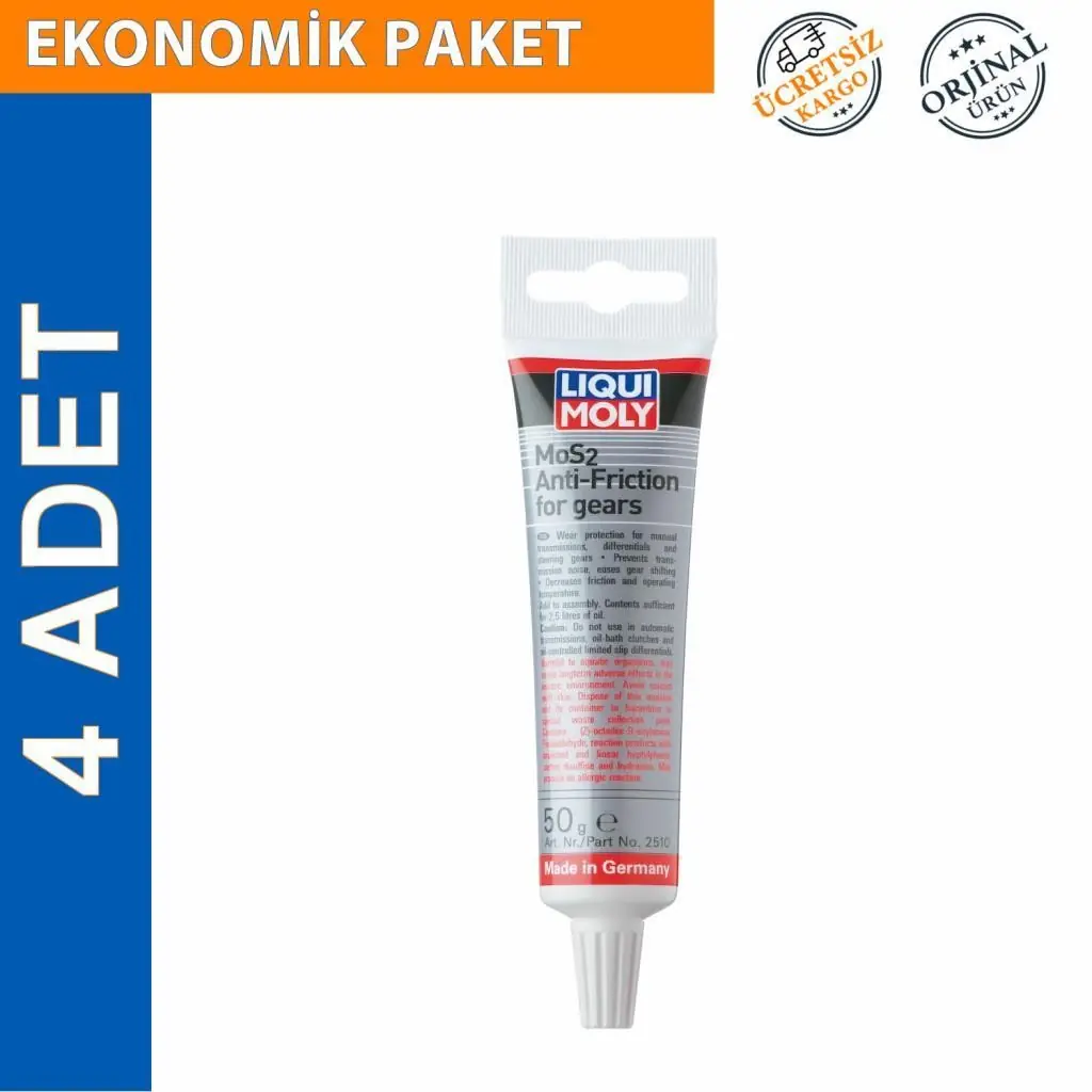 image_1080 Liqui Moly Şanzıman Yağı Katkısı MoS2'li 50 Gr. (4 Adet) (2510) - Görsel 1