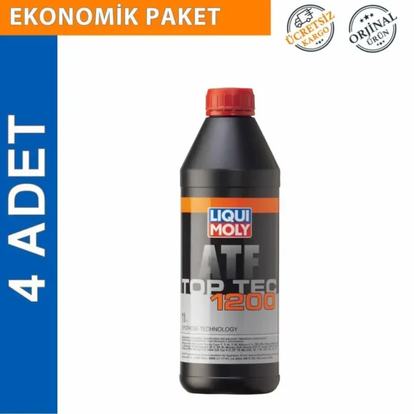 Liqui Moly Top Tec ATF 1200 Otomatik Şanzıman Yağı 1 Lt (4 Adet) (3681)