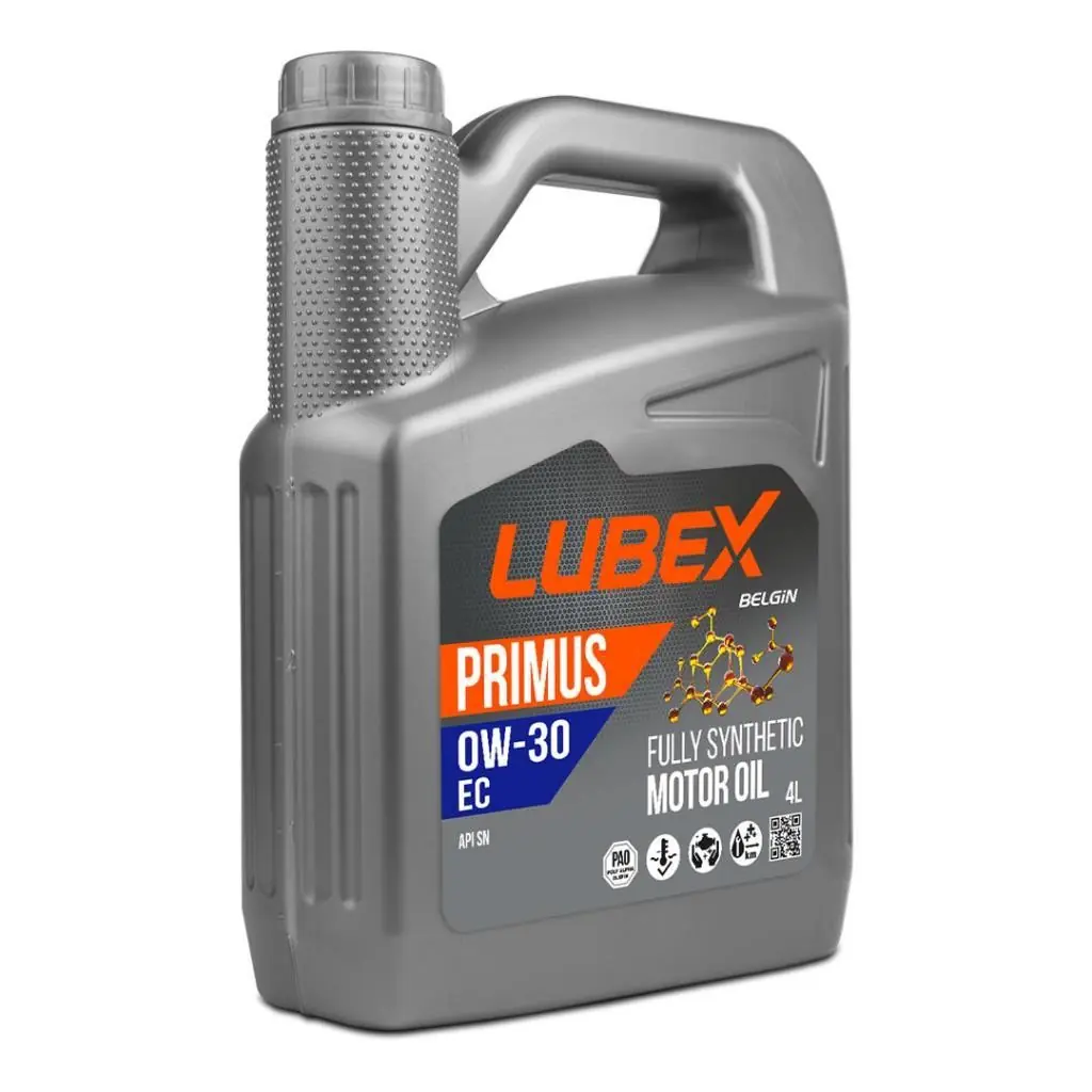 image_1080 Lubex Primus EC 0W30 4 Lt Tam Sentetik Motor Yağı - Görsel 1