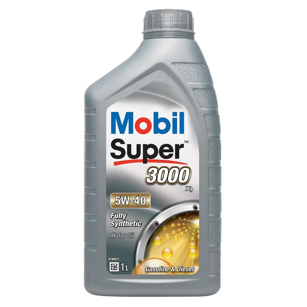 image_1080 Mobil Super 3000 5W-40 1 Lt Tam Sentetik Motor Yağı - Görsel 1