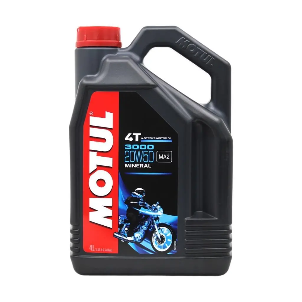 image_1080 Motul 3000 20W50 4T 4 Lt 4 Zamanlı Motosiklet Yağı - Görsel 1