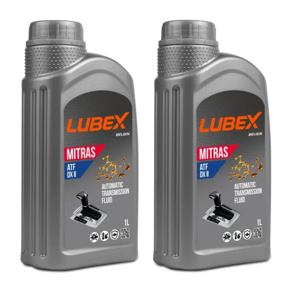 Lubex Mitras ATF DX II 1 Lt Otomatik Şanzıman Yağı (2 Adet)