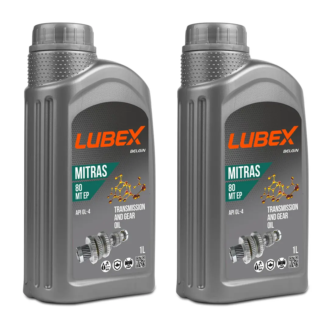 lubex-mitras-mt-ep-80-1lt-2-adet Lubex Mitras MT EP 80 1 Lt Şanzıman Yağı (2 Adet) - Görsel 1