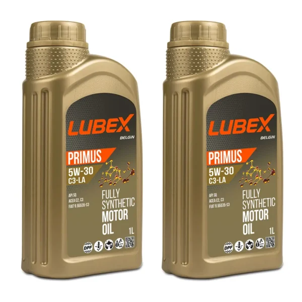 Lubex Primus C3-LA 5W30 1 Lt Tam Sentetik Motor Yağı (2 Adet)