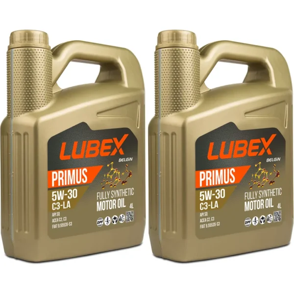 Lubex Primus C3-LA 5W30 4 Lt Tam Sentetik Motor Yağı (2 Adet)
