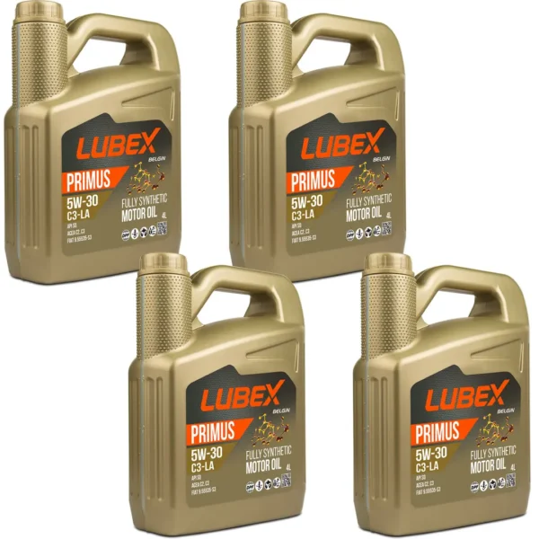 Lubex Primus C3-LA 5W30 4 Lt Tam Sentetik Motor Yağı (4 Adet)