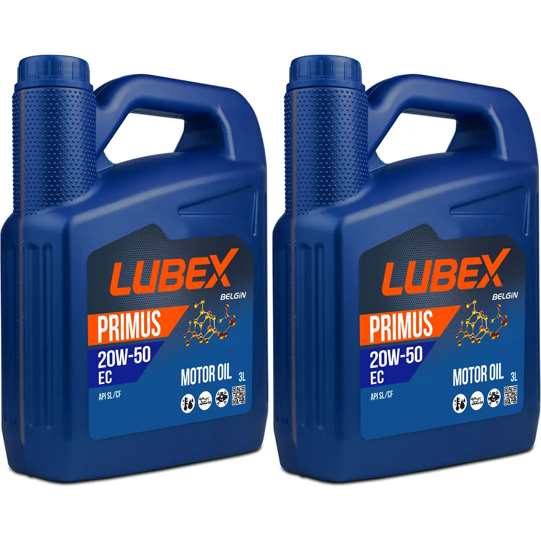 lubex-primus-ec-20w50-3lt-2-adet Lubex Primus EC 20W50 3 Lt Motor Yağı (2 Adet) - Görsel 1