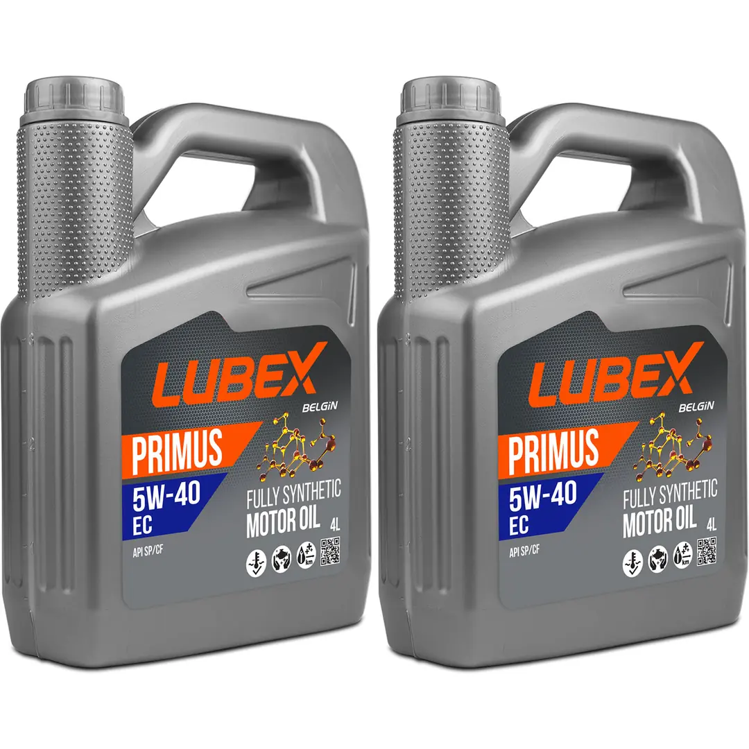 lubex-primus-ec-5w40-4lt-2-adet Lubex Primus EC 5W40 4 Lt Tam Sentetik Motor Yağı (2 Adet) - Görsel 1
