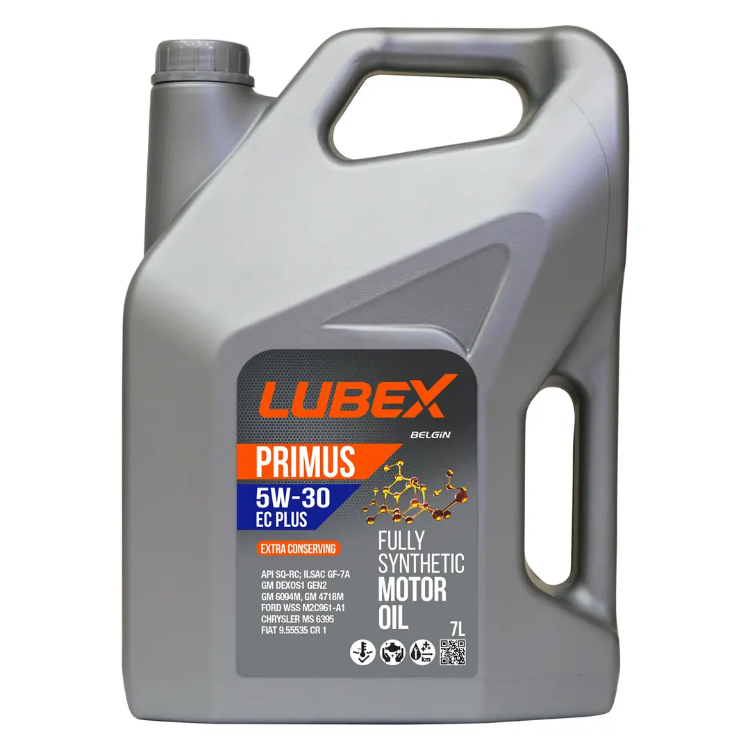 lubex-primus-ec-plus-5w30-7lt Lubex Primus EC Plus 5W30 7 Lt Tam Sentetik Motor Yağı - Görsel 1