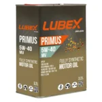Lubex Primus MV 5W40 3.2 Lt Tam Sentetik Motor Yağı