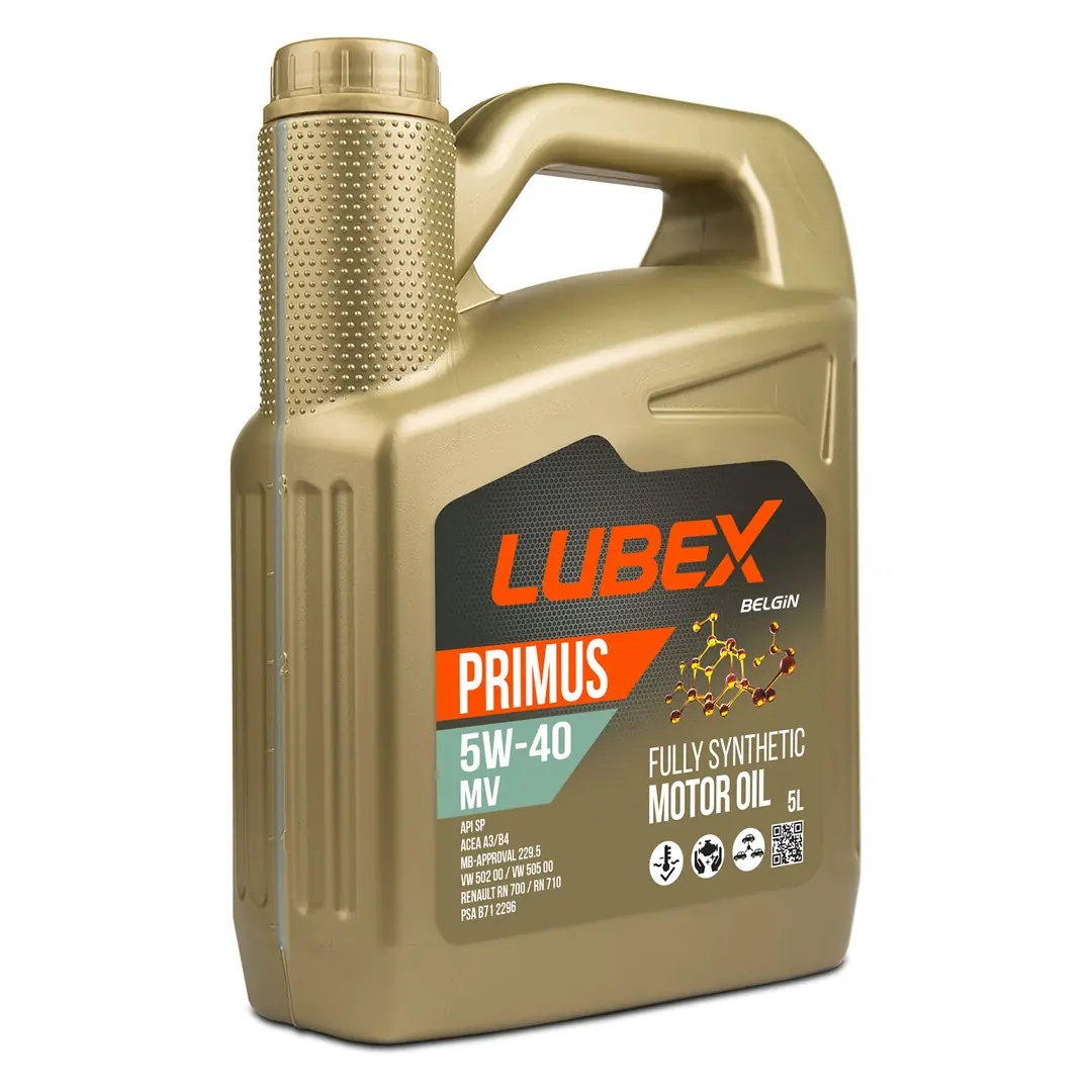 lubex-primus-mv-5w40-5lt Lubex Primus MV 5W40 5 Lt Tam Sentetik Motor Yağı - Görsel 1
