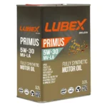 Lubex Primus MV-LA 5W30 3,2 Lt Tam Sentetik Motor Yağı
