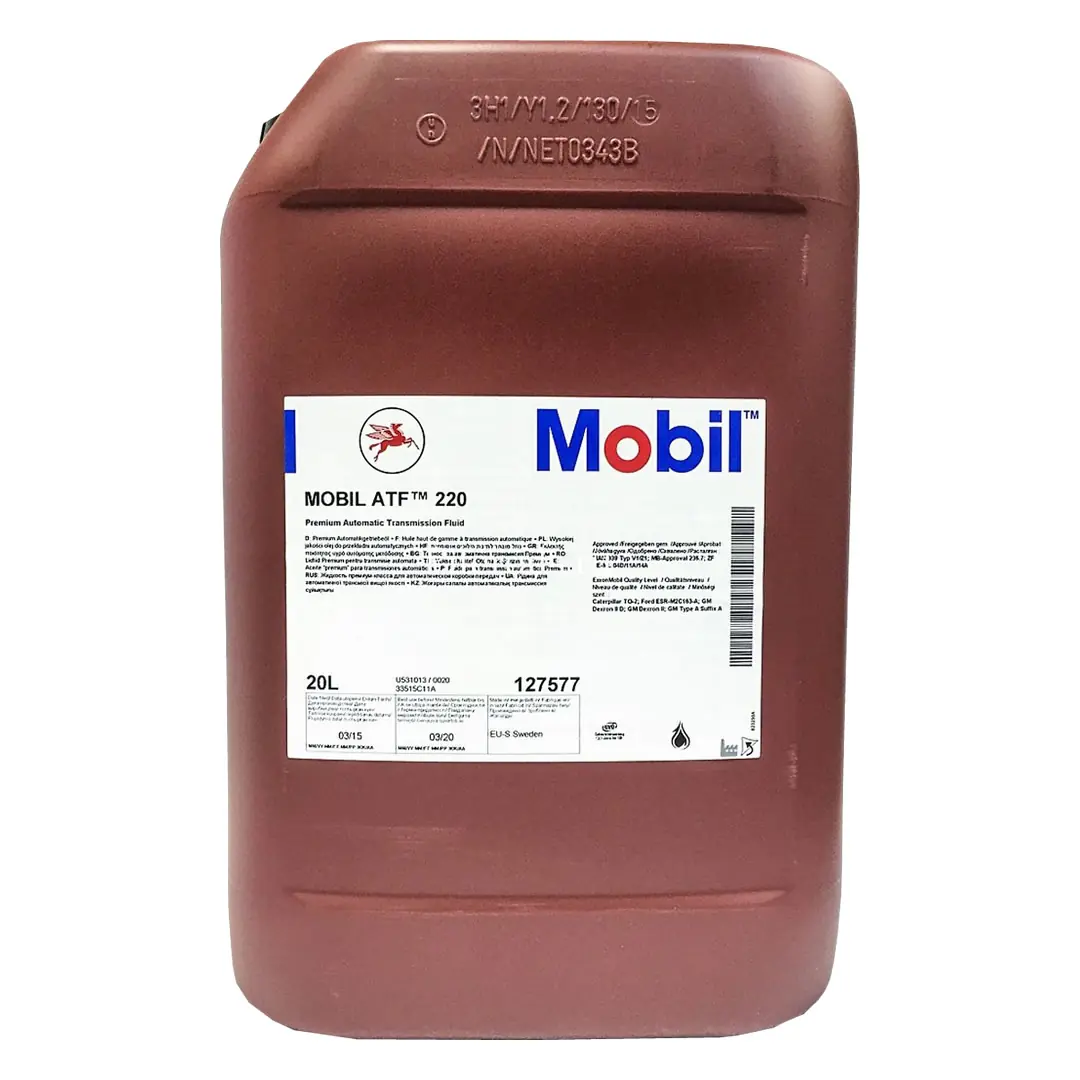 mobil-atf-220-20-lt Mobil ATF 220 Dexron II 20 Lt Otomatik Şanzıman Yağı - Görsel 1