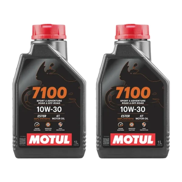 Motul 7100 4T 10W30 1 Lt Motosiklet Yağı (2 Adet)