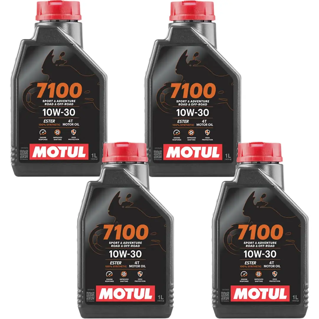 motul-7100-4t-10w30-1-lt-4adet Motul 7100 4T 10W30 1 Lt Motosiklet Yağı (4 Adet) - Görsel 1