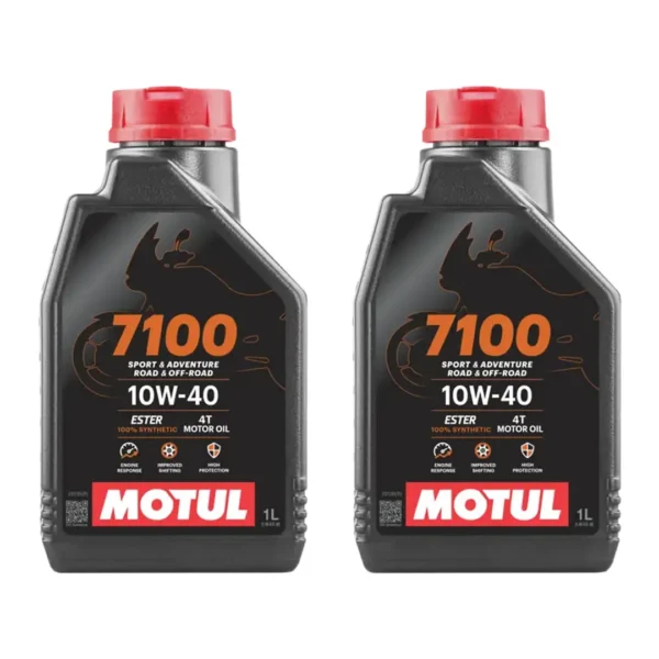 Motul 7100 4T 10W40 1 Lt Motosiklet Yağı (2 Adet)