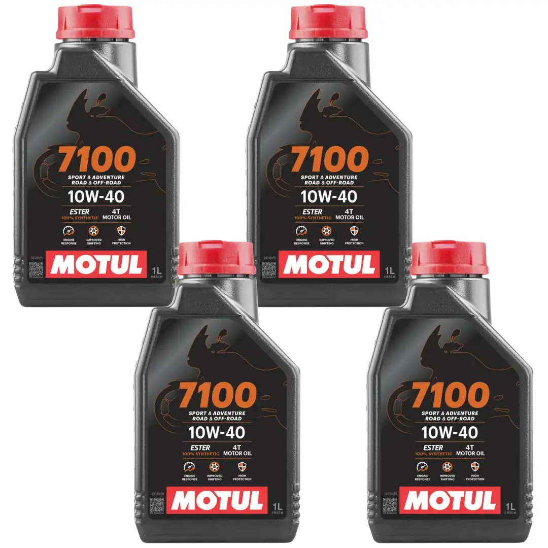 motul-7100-4t-10w40-1-lt-4adet Motul 7100 4T 10W40 1 Lt Motosiklet Yağı (4 Adet) - Görsel 1