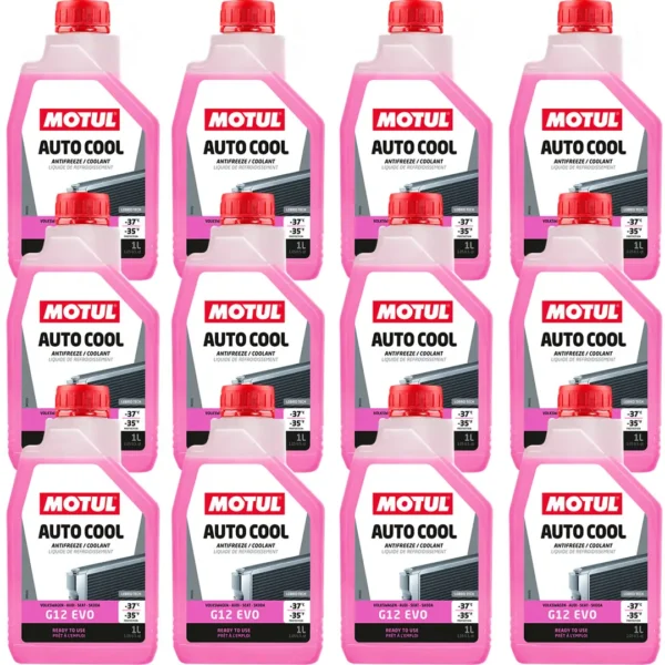 Motul Auto Cool G12 Evo 1 Lt Kırmızı Antifriz (12 Adet)