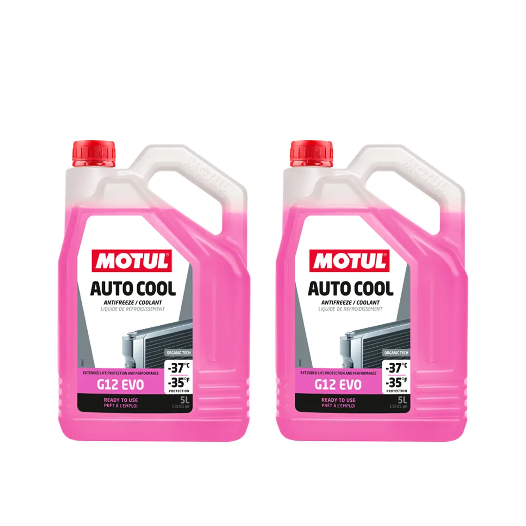 motul-autocool-g12evo-2adet Motul Auto Cool G12 Evo 5 Lt Kırmızı Antifriz (2 Adet) - Görsel 1